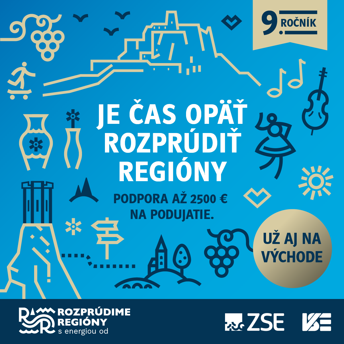 Rozprúdime regióny už aj na východe